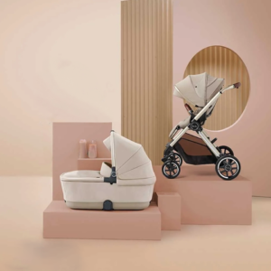 Reef Stone, First Bed Folding Carrycot Exclusive Bundle